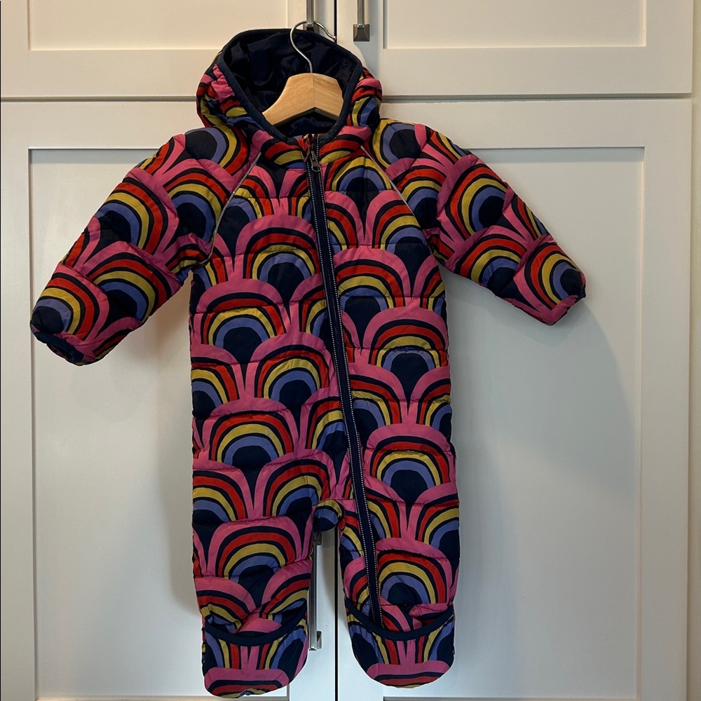 Hanna Andersson Rainbow Bunting Snowsuit